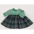 thumbnail image 4 of Girl-Infant Dress- Empire Waist Long Sleeve Check- Plaid Dress with Bloomers, 4 of 11