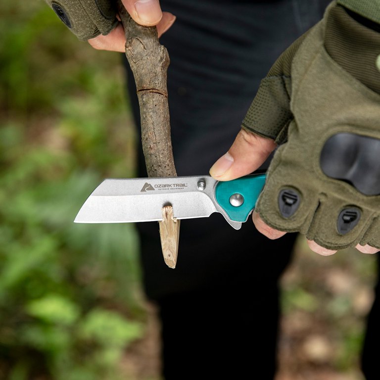7.3" Folding Pocket Knife - S30V Steel Blade, G10 Handle For Camping & EDC