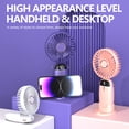 thumbnail image 2 of JELLOO Tabletop Handheld Portable Fan Five-Speed Portable Fan Folding Portable Fan Multi-Purpose Portable Fan, 2 of 5