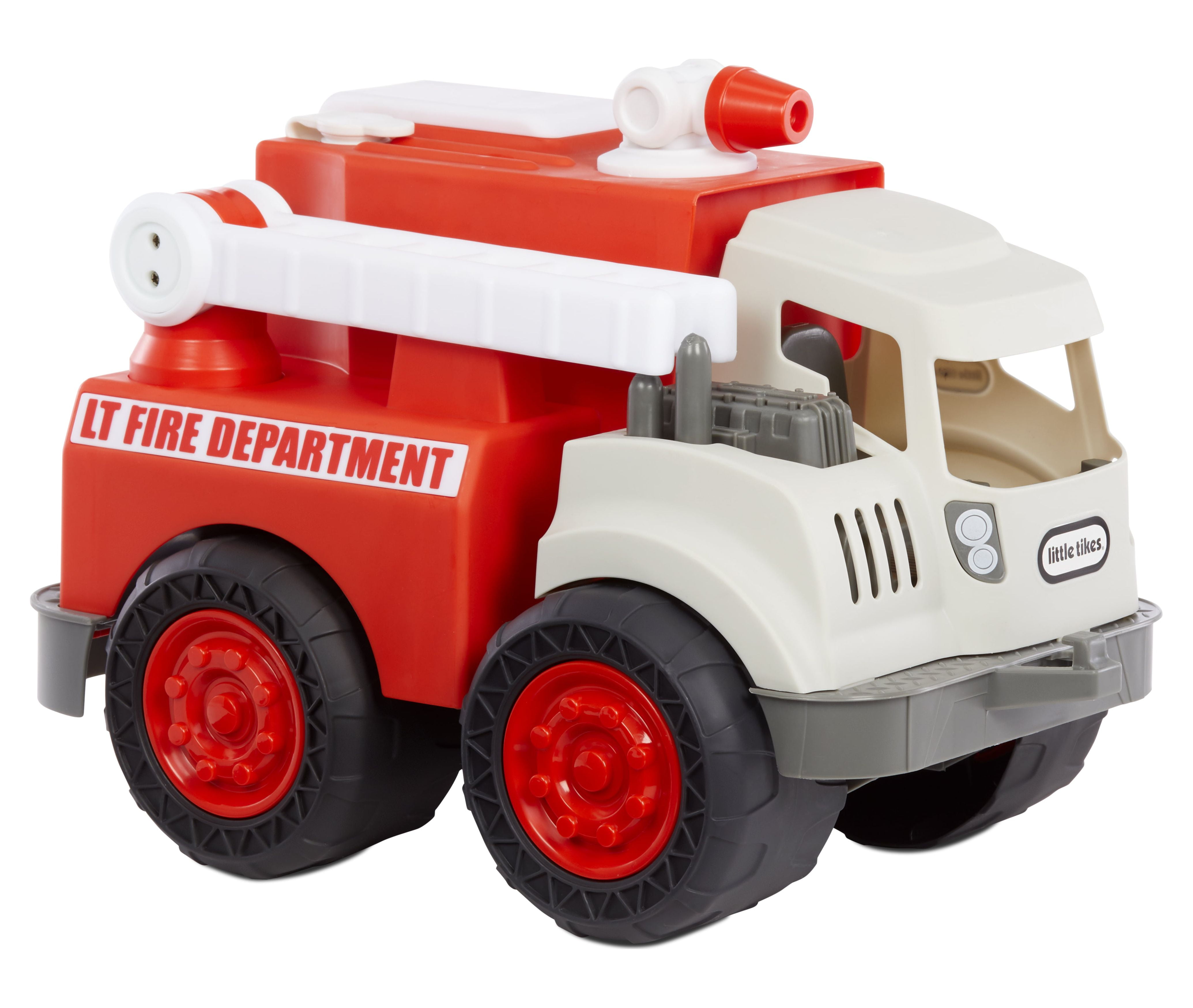 Little Tikes Dirt Diggers Fire Truck Toy Rescue Vehicle for Indoor Outdoor Play