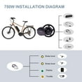 thumbnail image 6 of Bafang BBS02B Mid Drive Motor Kit 750W Electric Bicycle Conversion Kits with C18 for Mountain Bike with 48V17AH Battery, 6 of 6