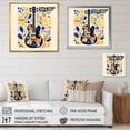 thumbnail image 4 of Designart "Harmony of Bass Guitar" Food & Beverage Framed Wall Art - Yellow Fruits Entryway Framed Wall Art Print, 4 of 6