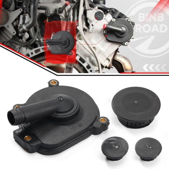 BINB ROAD Engine Crankcase Vent Valve Oil Separator Cover 2720100631 Compatible with Mercedes-Benz C300 C350 E350 GLK350 ML350 S400 SLK350