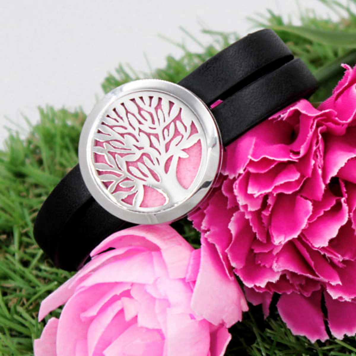 Anavia Tree of Life Aromatherapy Jewelry Essential Oil Double Bracelet with Gift Box