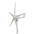 thumbnail image 2 of AQSQ 1200W Wind Energy Generator, 12V Kit with 5 Blades,  Wind Direction Adjustable & Starts at 2.5m/s Wind Speed, Ideal for Residential, Agricultural, RVs, Use, 2 of 8