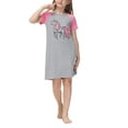 thumbnail image 3 of WIBACKER 5-14Years Girl's Comfy Modal Tencel Nightgowns Unicorn Pajamas Kids Nightdress, 3 of 5