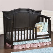 Baby Cache Glendale Toddler Guard Rail in Charcoal Brown