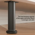 thumbnail image 4 of TIERPOP Modern Furniture Legs Metal Feet, Adjustable 15 to 16cm Table Feet with not Slip Base Heavy Duty Leg Levelers for Home, 4 of 15