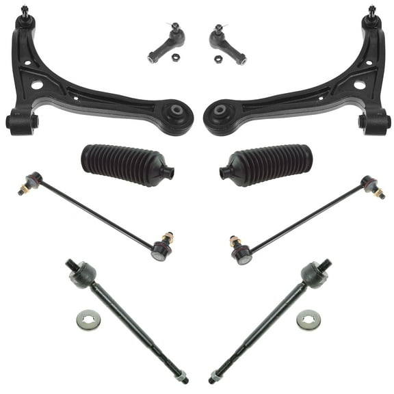 TRQ 10 pc Steering & Suspension Kit Control Arms Tie Rods Sway Bar End Links New PSA85242 Fits select: 1999-2001 HONDA ODYSSEY