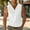 White, variant on ZZwxWA Men Casual Tanks V Neck Button Sleeveless Henley Shirts Basic Solid Color Tank Tops Summer Beach Vacation Muscle Vests