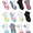 Grey heather; White; Black, variant on Hanes Girls Socks, 12 Pack Cool Comfort Ankle Socks, Sizes S-L