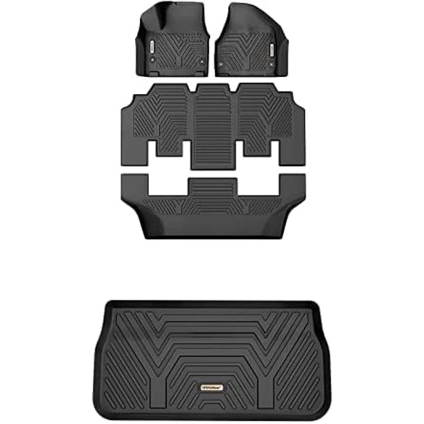 Floor Mats & Cargo Mats Compatible with 20172021 Chrysler Pacifica (No