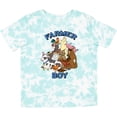 thumbnail image 3 of Inktastic Farmer Boy with Happy Farm Animals Boys or Girls Toddler T-Shirt, 3 of 5