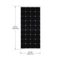 thumbnail image 3 of Go Power Solar Kit OVERLANDER-E Overlander; Expansion Solar Panel; For Use With Overlander Solar Kit; 200 Watt/9.3 Amp Charging Current; Monocrystalline; Screw Mount, 3 of 5