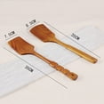 thumbnail image 2 of MLINS  Extra Wide Spatula Turner Long for Cooking Wooden, 2 of 8