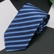thumbnail image 1 of Camisa de vestir de negocios de sarga de moda para hombre de 8 cm, corbata de poliéster lisa, corbata de poliéster para hombre, 1 of 3