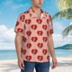 thumbnail image 3 of Balery Basset hound dog with paw Camisas hawaianas de manga corta para hombre, camisas playeras de corte holgado, camisas de vacaciones con botones,X-Large, 3 of 7
