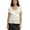 White, variant on Shadowsong Women's Tencel U-Neck T-Shirts, Black, Size L