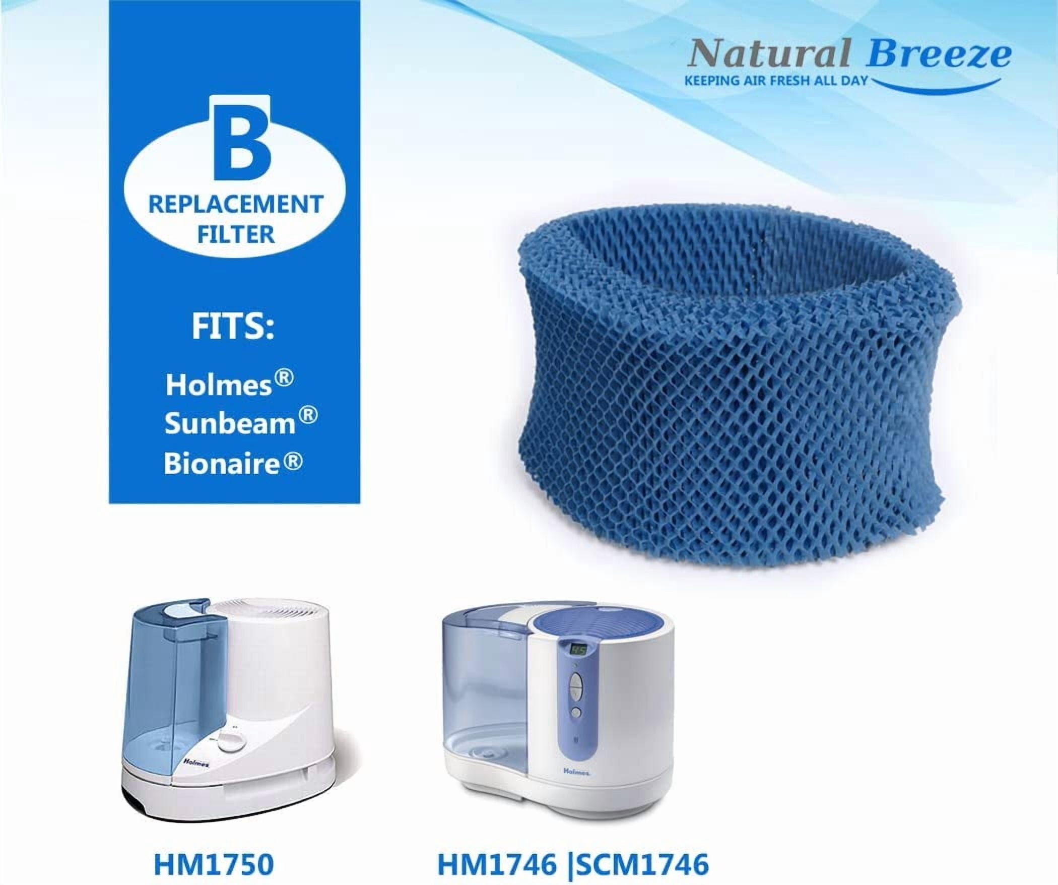 JJEAN-Natural-Breeze Reusable Filter Replacement for wick filters Honeywell HAC-504 Filter type A, Protec WF2, Bestair HW500.