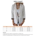 thumbnail image 5 of Blazer con solapa y puños de leopardo, blazer de mujer con cuello de solapa abierto al frente Blazer con cuello de solapa abierto al frente Valor excepcional, 5 of 5