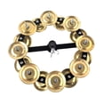thumbnail image 1 of lionlar Hi Hat Tambourine 17cm Instrument de Musique Multifonction pour Scène en Direct Fête Double Rangée, 1 of 9
