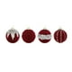 thumbnail image 5 of Adornos navideños, regalos navideños, 16 bolas navideñas de terciopelo flocadas, adornos navideños para árbol de Navidad, bolas de plástico, adornos colgantes decorativos navideños, decoración para ár, 5 of 9