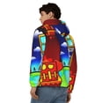 thumbnail image 5 of Lsque Geometry Dash for Mens Full-zip Hoodie, Zip-up Pullover Hooded Sweatshirt, Kangaroo Pocket Hoodie Ideal for Daily Wear, Travel, and Home-3X-Large, 5 of 8