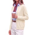 thumbnail image 5 of Fantaslook Crew Neck Knit Cardigan Sweaters for Women Button Front Sweater Tops Business Casual Fall Outfits, 5 of 10