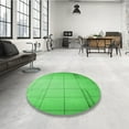 thumbnail image 3 of Ahgly Company Indoor Rectangle Patterned Neon Green Area Rugs, 3' x 5', 3 of 6