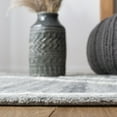 thumbnail image 4 of SAFAVIEH Casablanca Isador Diamond Wool Area Rug, Grey/Ivory, 8' x 10', 4 of 7
