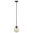 thumbnail image 2 of Hinkley Lighting 3128CM Congress 9-1/4" 1 Light Incandescent Mini Pendant,Chrome, 2 of 7