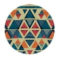 thumbnail image 2 of RUIYC Round Table Cloth, Waterproof Boho Southwest Ethnic Tribe Style Christmas Tablecloth Table Cover for Kitchen Dinning Tabletop Decoration, 2 of 7
