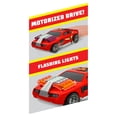 thumbnail image 3 of Hot Wheels Pop Racers Hollowback, 7-Inch Red Motorized Vehicle,  Kids Toys for Ages 3 Up, Gifts and Presents, 3 of 7