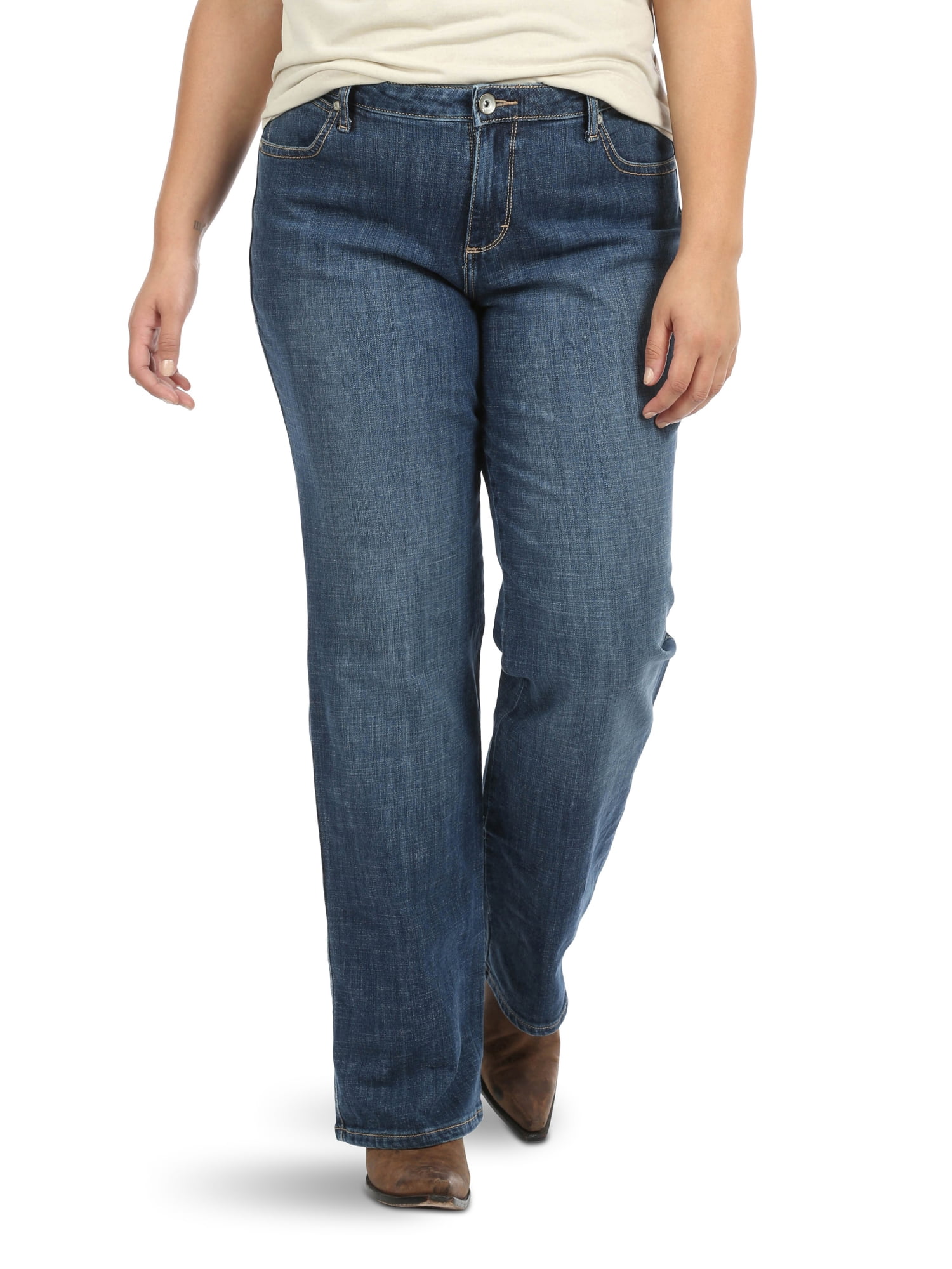 Wrangler Women's Plus Size Aura Midrise Bootcut Jean