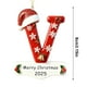 thumbnail image 3 of Adornos de letras para árbol de Navidad | Colgantes con el alfabeto | Set de 26 piezas para decoración navideña DIY | Adornos colgantes de acrílico para el hogar, la oficina y la escuela, 3 of 9