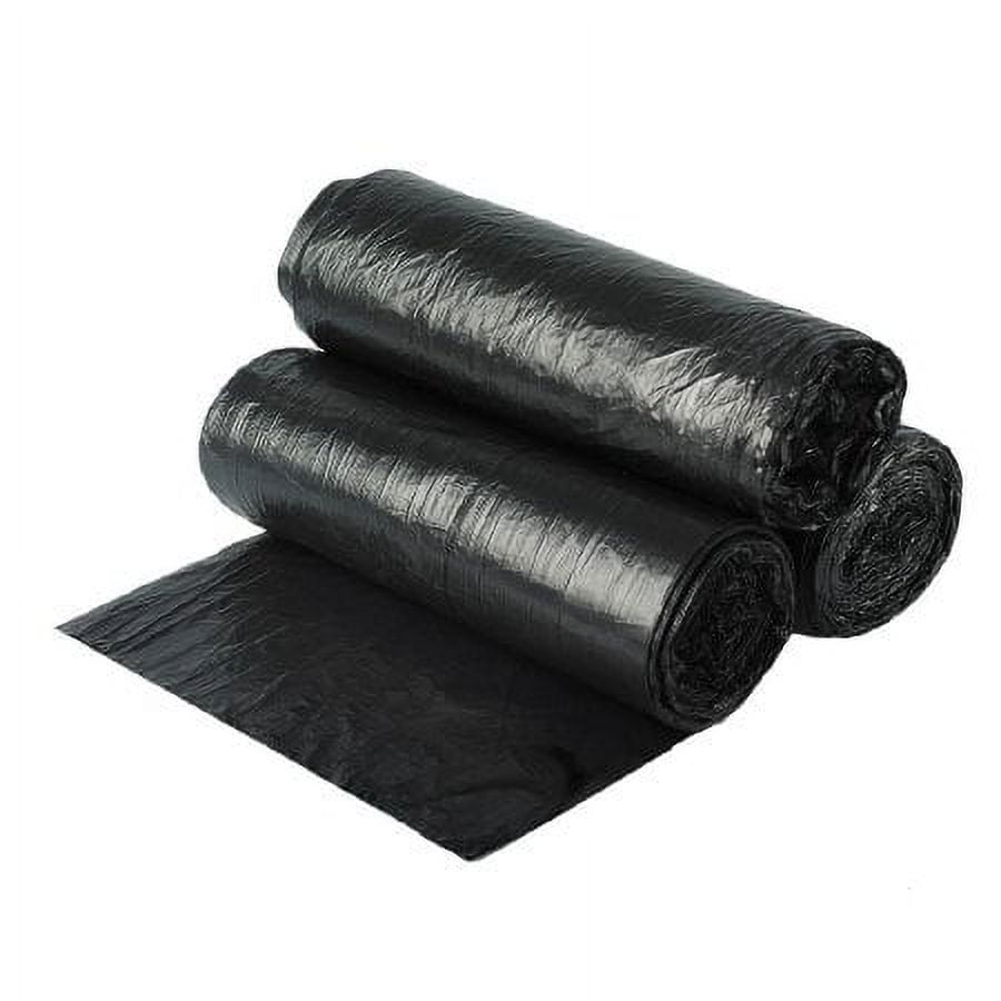 Dealmed Trash Bag, Made in USA, 60 Gallon, 38" x 58", 1.35 Mil, Black, 10 Bags Per Roll, 10 Rolls Per Case