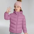 thumbnail image 2 of YunPes Kids Winter Coat Girls Light Quilted Puffer Jacket Boys Packable Hooded Outerwear for School and Outdoor Activities, 2 of 8