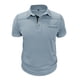 thumbnail image 2 of Blusa y camisa de manga corta con cuello vuelto para hombre, blusa de manga corta de color liso con botones y bolsillo y cuello vuelto, blusa de poliéster para hombre, 2 of 7