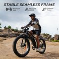 thumbnail image 6 of Electric Mountain Bike for Adults,750W Motor,26"*4.0 Fat Tire Ebike with 48V 13Ah Removable Battery,Black, 6 of 8