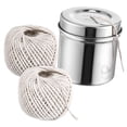 thumbnail image 3 of Hilo de cocina,2 rollos de hilo de cocina multiusos para hornear,Hilo de cocina de algodón Utensilios de cocina Pollo,Hilo de carnicero,fácil de usar,práctico para embutidos,Caja de, 3 of 8