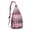 Pink-15, variant on Vintage Boho Sling Backpack – Retro Tribal Ethnic Crossbody Bag, Artistic Geometric Hiking Shoulder Bag for Women & Men, Rustic Floral Travel Daypack