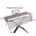 thumbnail image 3 of 61 88 Key Cover Waterproof Electronic Digital Keyboard Dust Cover 88 Key, 3 of 9