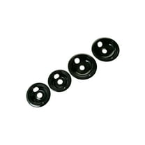GE Appliances Range Drip Pan Set Black Porcelain 4-Pack