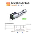 thumbnail image 3 of RAYKUBE&nbsp;S1 Tuya BLE TT Lock Smart Electronic Door Lock with DIY Cylinder Core Fingerprint APP Keys IC Card Unlock for Home Hotel, 3 of 5