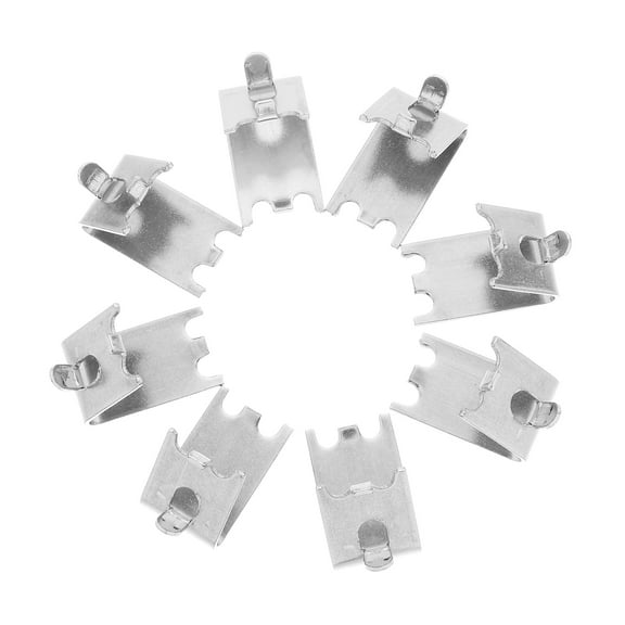 GOOHOCHY Home Use Freezer Shelf Clips Stainless Steel 8Pcs