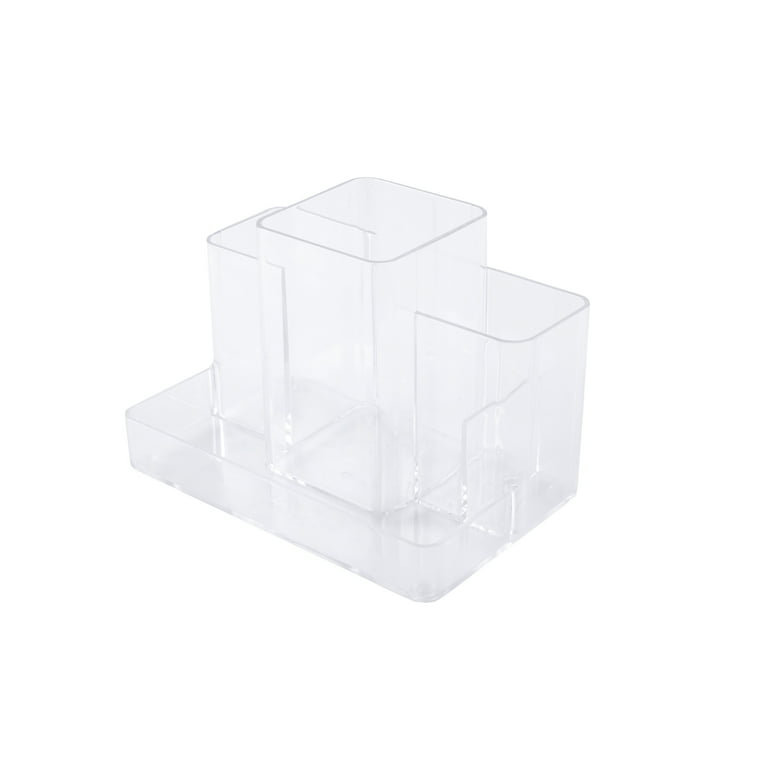 Kenney Bathroom Countertop Hair Care Center Organizer, Set of 2 - Clear