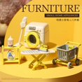 thumbnail image 4 of Juegos familiares, casas de muñecas, casas de juegos, muebles en miniatura, juguetes de simulación, castillos de princesas, villas, regalos de Navidad, juguetes para niños, 4 of 5