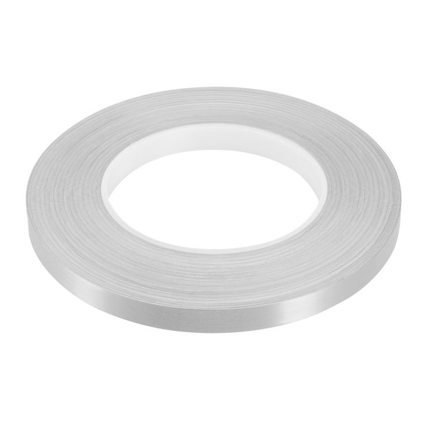 Unique Bargains Tiras decorativas de 0,4 pulgadas de ancho y 164 pies, cinta adhesiva reflectante impermeable para motocicleta, tono plateado