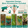 thumbnail image 4 of Ejoyoyin Garden Tools for Kids, Todderls Wheelbarrow Outdoor Toys for Boys Girls Ages 4 8, Kids Shovel Rake Gardening Pretend Play Set, 4 of 8