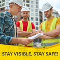 thumbnail image 2 of Chalecos de seguridad PeerBasics amarillos reflectantes de alta visibilidad, 2 of 9